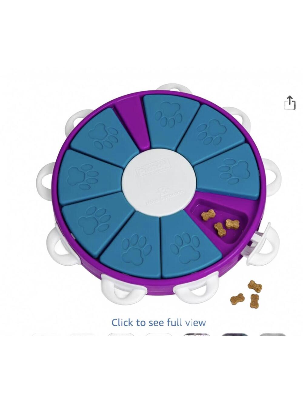 Outward Hound Nina Ottosson Dog Twister Interactive Treat Puzzle Toy Level 3